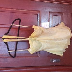 Chartreuse,  lime green Scala top